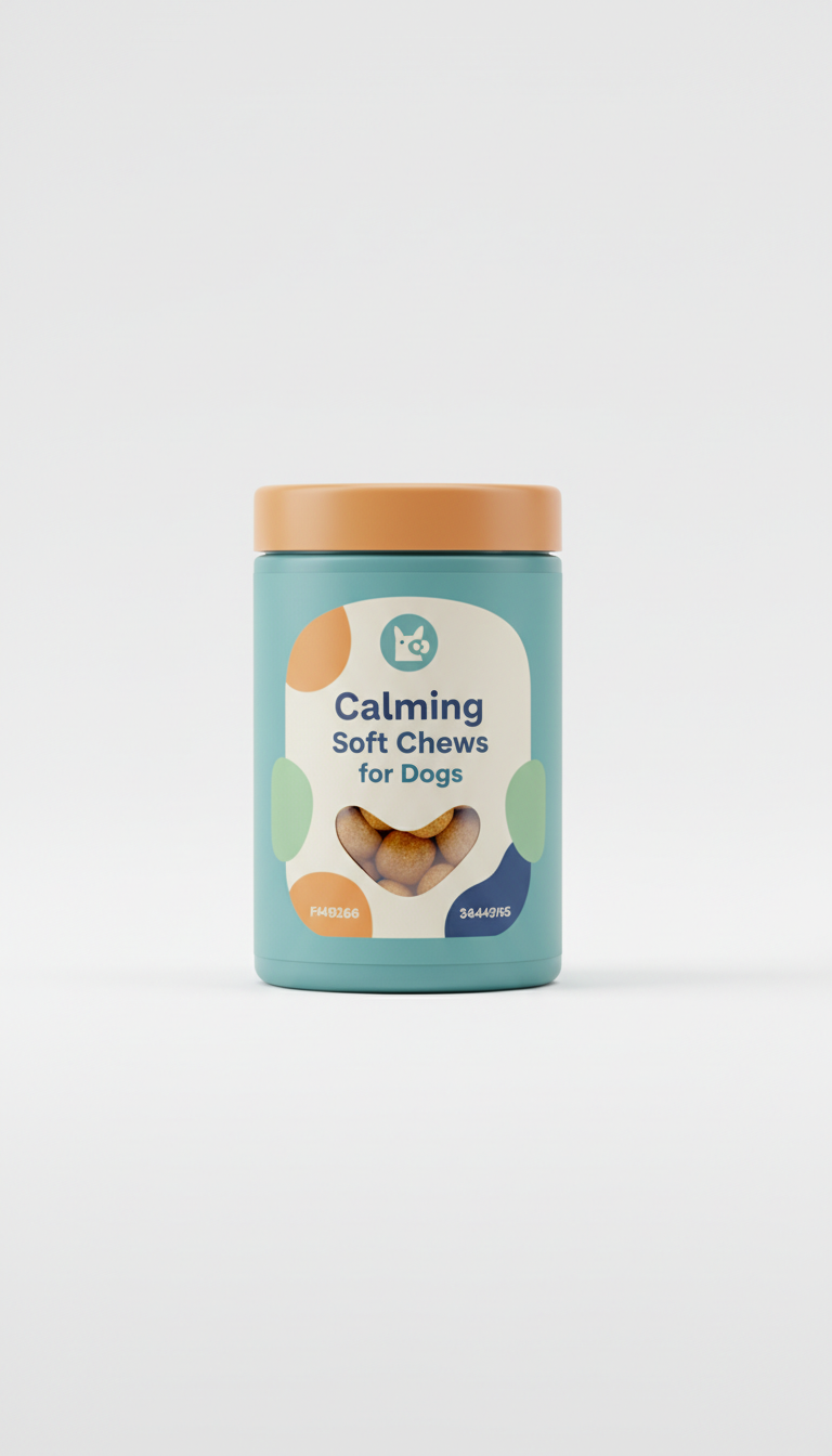 Soft chew supplement) for everyday dropper bottle.