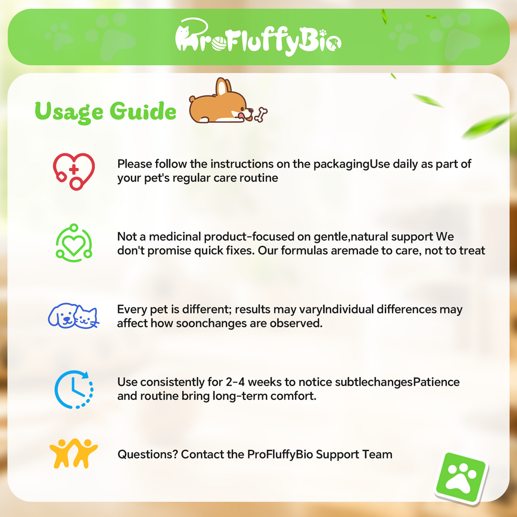 ProFluffyBio Chicken Flavor Pet Drops - Health Supplements for Dogs & Cats, All Sizes, Coat Health Support, Odor-Free, Easy Feeding for Daily Use, Plant-Based