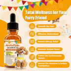 ProFluffyBio Natural Quercetin Antioxidant Edible Canine Nutritional Drops - 2 oz Vitamin Supplement for Skin & Ear Itch, Inflammation Relief, Canine Nutritional Supplement