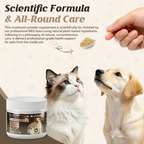 ProFluffyBio Turkey Tail Mushroom Powder For Dogs - For Lumps & Bumps, Immunity, Respiratory, Digestion & Cellular Health（150g）
