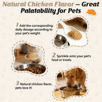 ProFluffyBio Turkey Tail Mushroom Powder For Dogs - For Lumps & Bumps, Immunity, Respiratory, Digestion & Cellular Health（150g）
