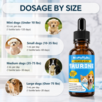 ProFluffyBio Taurine Supplement for Dogs & Cats Liquid Drops Heart Healthy 60mL (1pack) Pets Daily Amino Acid Nutrition Supplement, 100mg Taurine /mL, Vision Support, Vitamins for Heart, Energy & Vitality
