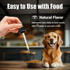 ProFluffyBio Natural Quercetin Antioxidant Edible Canine Nutritional Drops - 2 oz Vitamin Supplement for Skin & Ear Itch, Inflammation Relief, Canine Nutritional Supplement